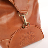 OpusX Society ITALIAN LEATHER DUFFLE BAG - CAMEL