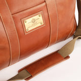 OpusX Society ITALIAN LEATHER DUFFLE BAG - CAMEL