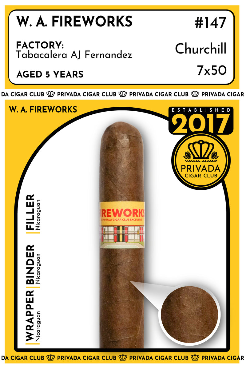 Privada Cigar Club LCA W.A. Fireworks – Cigar God