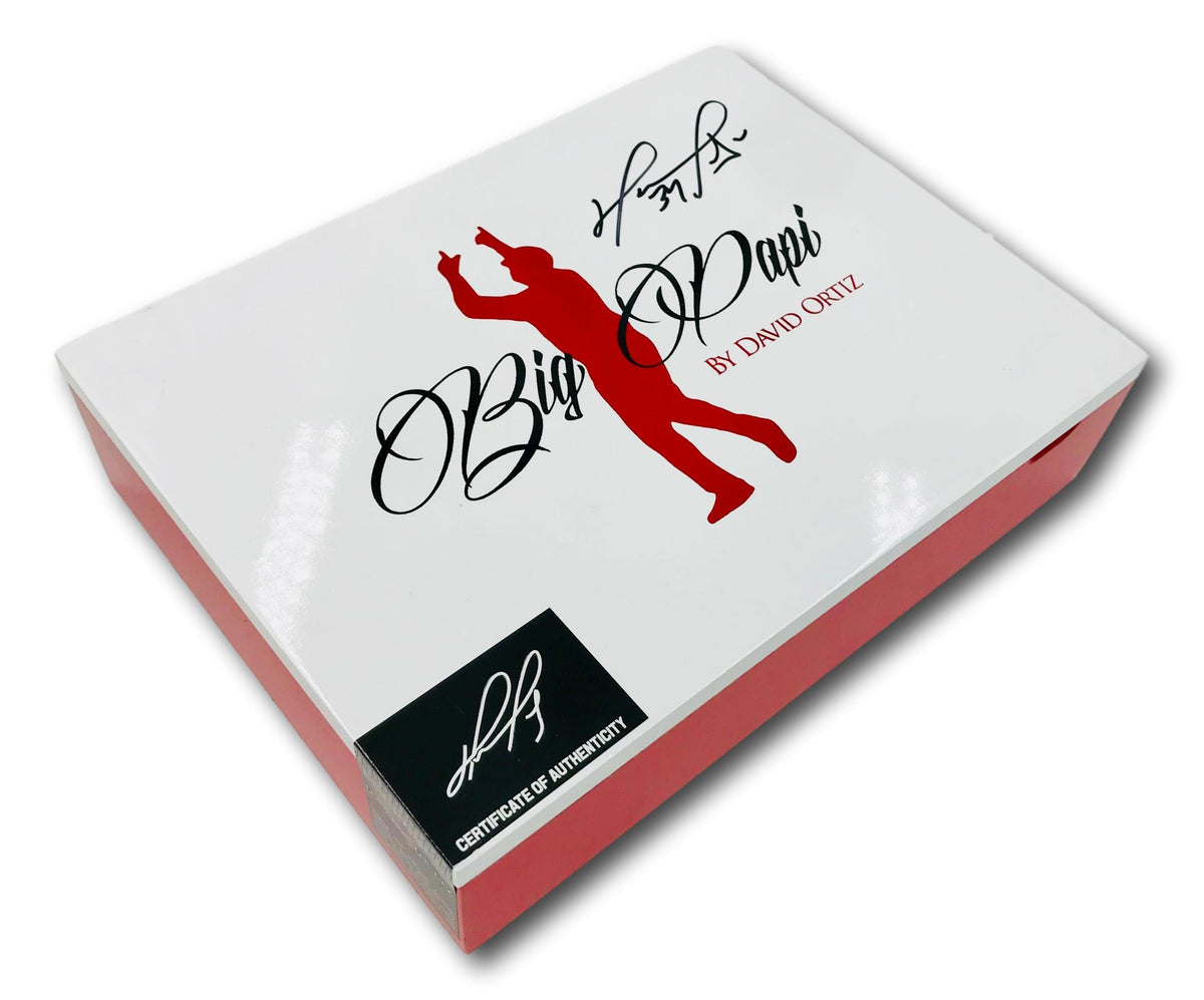 David Ortiz Autographed Big Papi Cigar Box (unopened) - NH Cigars