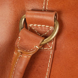 OpusX Society ITALIAN LEATHER DUFFLE BAG - CAMEL