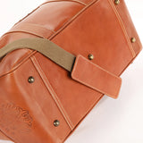 OpusX Society ITALIAN LEATHER DUFFLE BAG - CAMEL