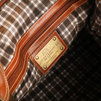 OpusX Society ITALIAN LEATHER DUFFLE BAG - CAMEL