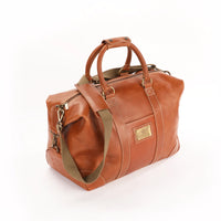 OpusX Society ITALIAN LEATHER DUFFLE BAG - CAMEL