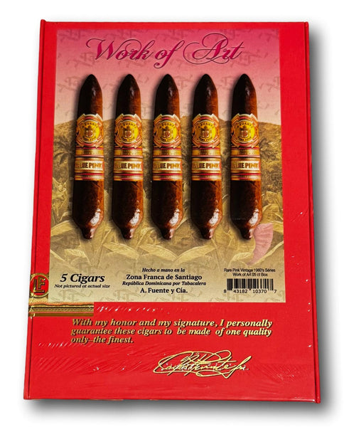 Arturo Fuente Rare Pink Work of Art 5 count sampler