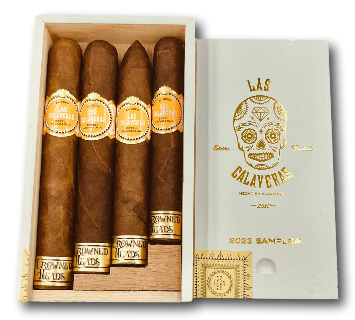 Crowned Heads Las Calaveras El 2023 4 Cigar Sampler – Cigar God