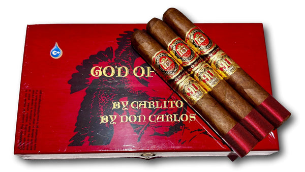 God of Fire By Carlito and Don Carlos 5 Cigar assortment + 3 Don Carlos 90 Anos cigars