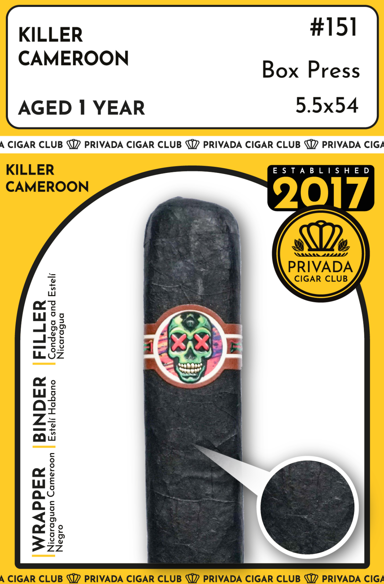 Privada Cigar Club LCA Killer Cameroon – Cigar God