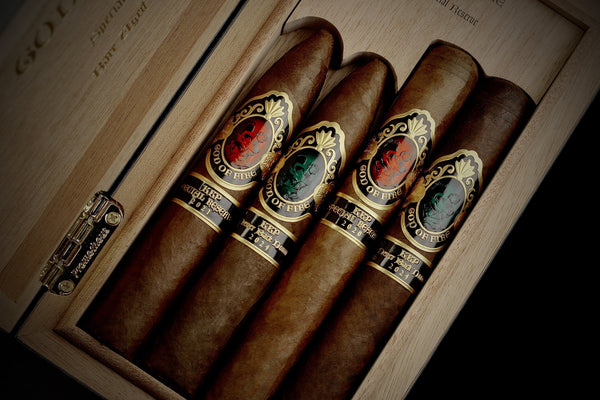 God of Fire KKP 4 cigar assortment (never back down)