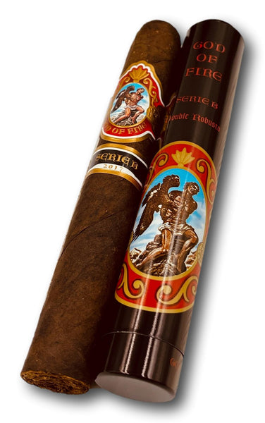 God of Fire Serie B Double Robusto Tubo – Cigar God