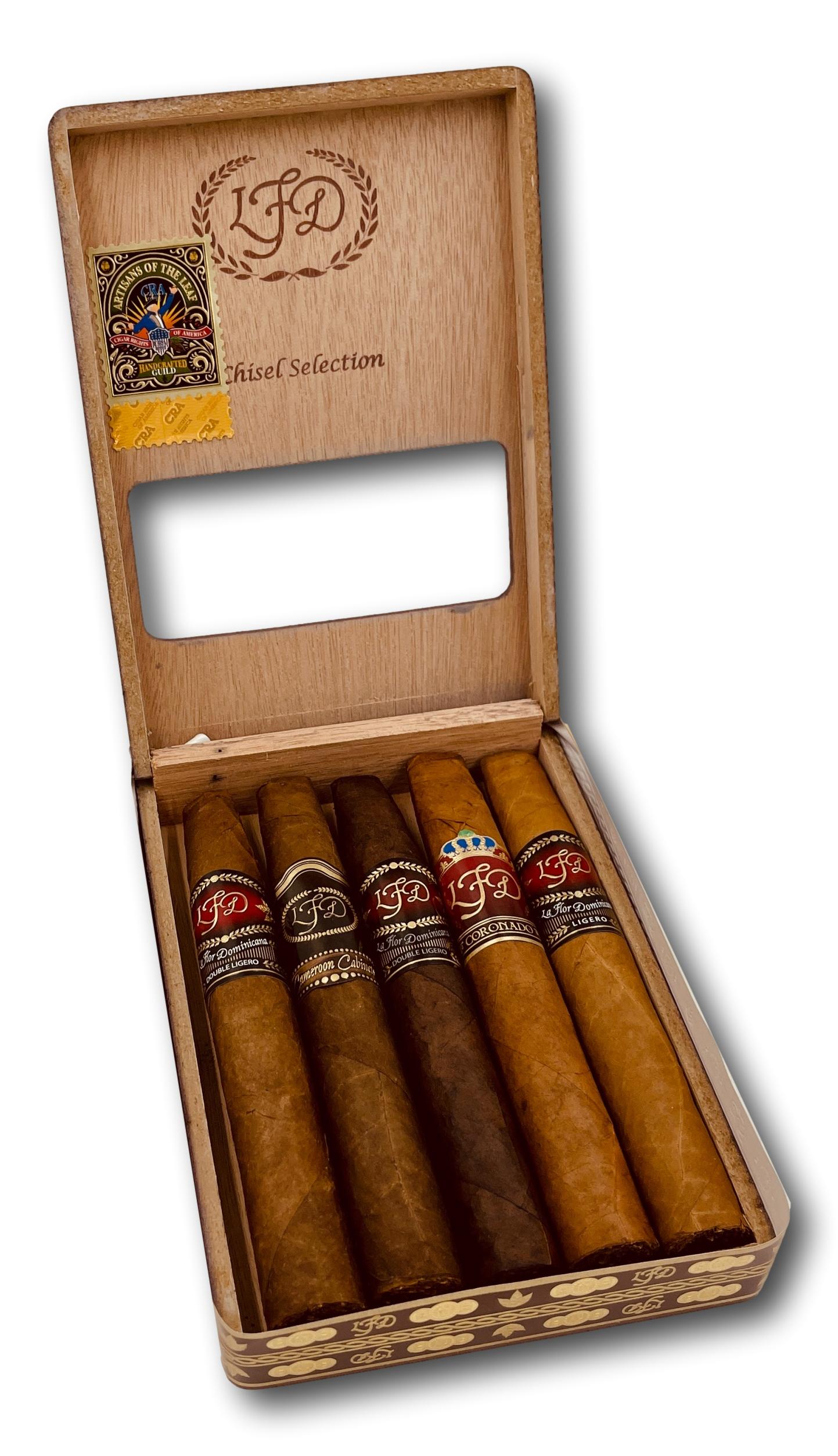 LFD Chisel Selection box of 5 – Cigar God